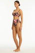 Sea Level Rosewood Cross Front Moulded Cup Bra